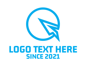 Aircraft - Courier Messaging App logo design