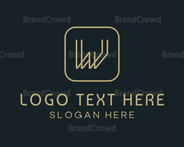 Elegant Professional Letter W Logo