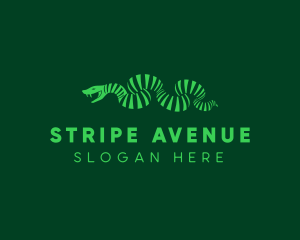 Stripes - Stripe Snake Serpent logo design