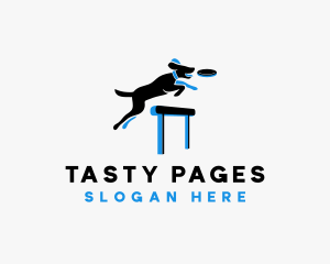 Trainer - Dog Frisbee Training logo design