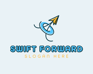 Plane Forwarding Freight  logo design