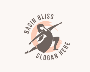 Woman Dancer Dancing logo design