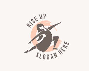 Woman Dancer Dancing logo design