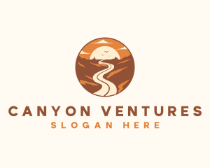 Canyon - Desert Road Expressway logo design