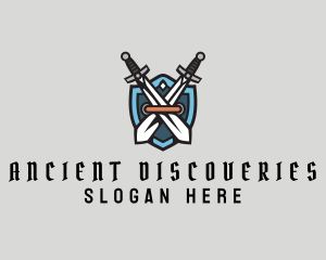 Sword Shield Weaponry logo design