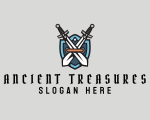 Sword Shield Weaponry logo design