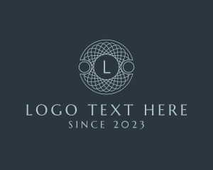 Realtor - Geometric Yarn Line Art logo design
