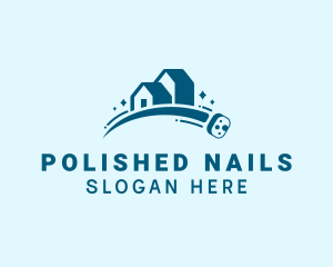 House Scrub Cleaning logo design