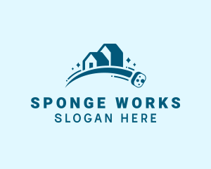 Sponge - House Scrub Cleaning logo design