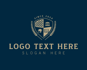 Learning - College Graduate School logo design