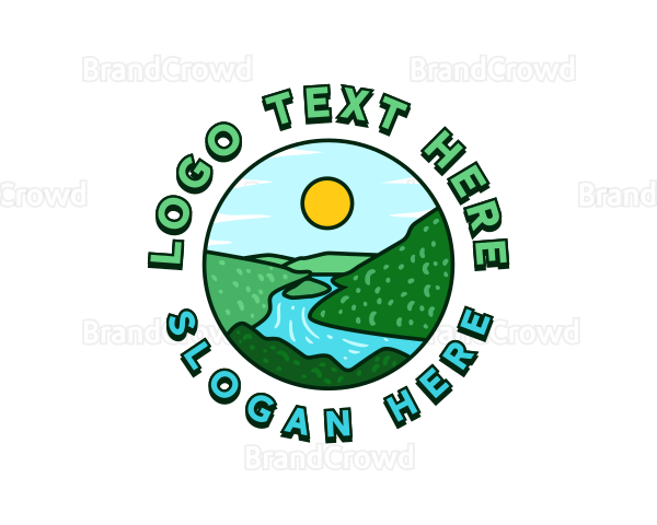 River Outdoor Nature Logo