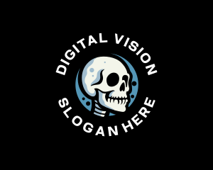 Avatar - Skeleton Skull Avatar logo design