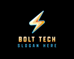 Thunder Energy Bolt logo design