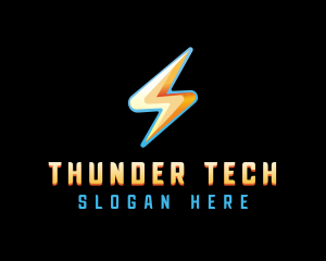 Thunder Energy Bolt logo design