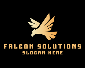 Golden Flying Eagle logo design