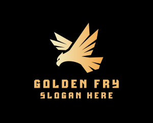 Golden Flying Eagle logo design