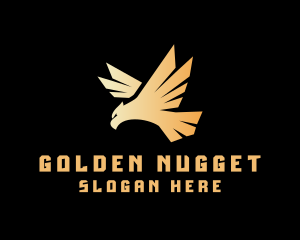 Golden Flying Eagle logo design