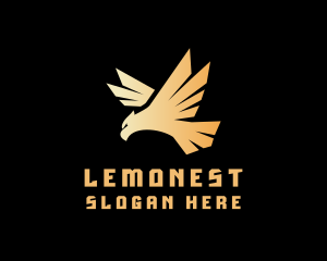 Golden - Golden Flying Eagle logo design