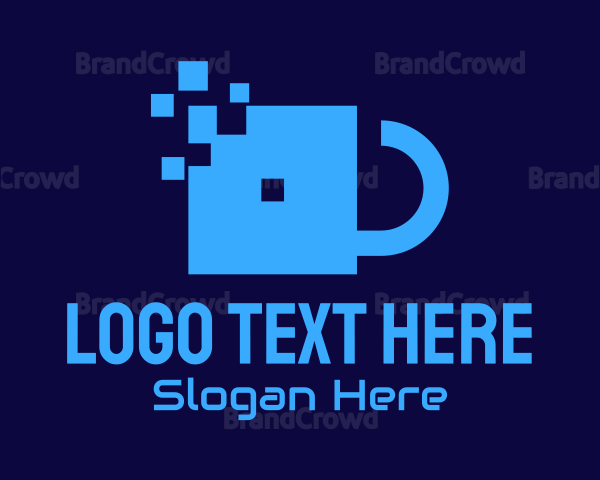 Blue Pixel Application Logo