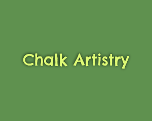 Chalk - Handwritten Chalk Blackboard logo design