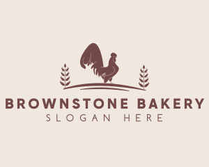 Brown - Brown Rooster Farm logo design