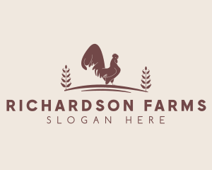 Brown Rooster Farm logo design