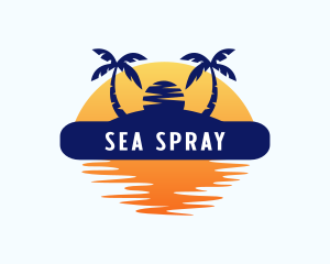 Summer Island Beach logo design