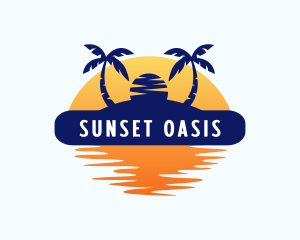 Summer Island Beach logo design