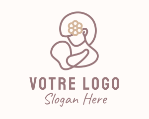 Breastfeeding Mother Childcare  Logo