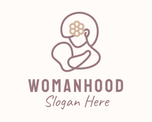 Breastfeeding Mother Childcare  Logo