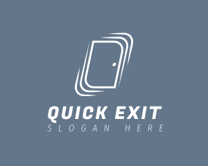 Exit - Commercial Door Business logo design