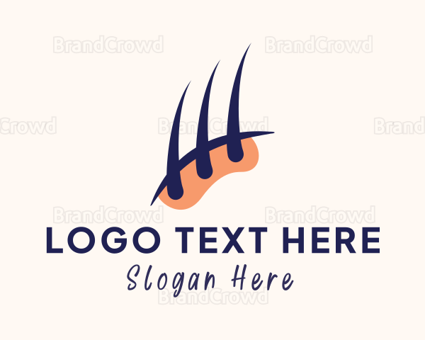 Medical Hair Follicle Logo