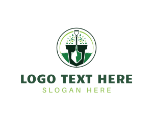 Pot - Landscape Gardening logo design