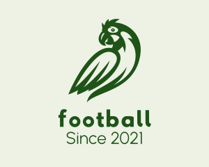 Jungle - Green Wild Parrot logo design