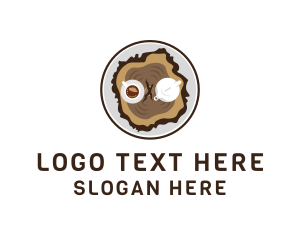 Woodcutter - Coffee Tree Teapot logo design