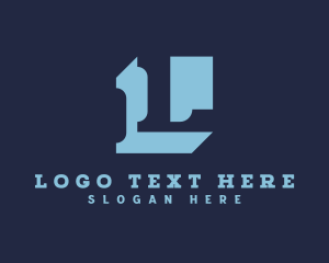 Lettermark - Marketing Firm Letter L logo design