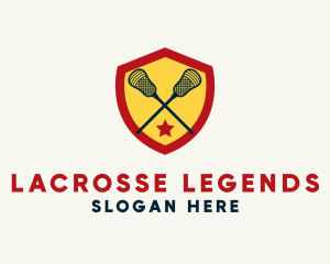 Lacrosse Team Player logo design