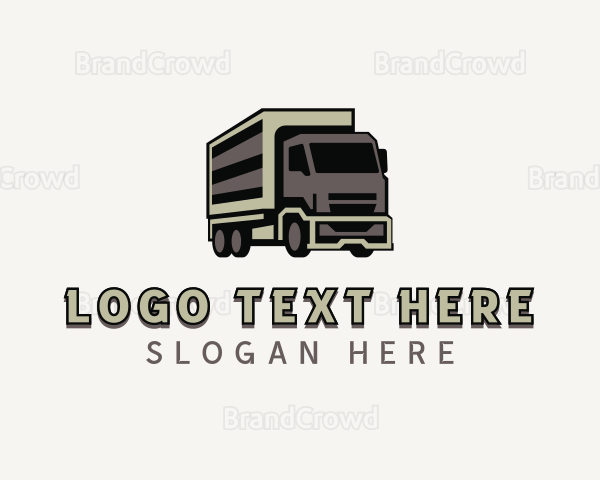 Delivery Truck Cargo Logo