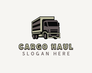 Delivery Truck Cargo logo design