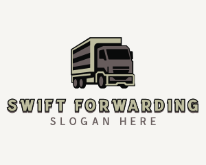 Delivery Truck Cargo logo design