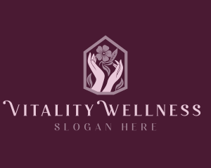 Wellness Flower Spa logo design