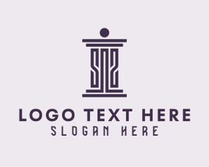 Corporate Pillar Structure Logo