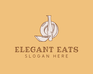 Dishware - Ceramic Pottery Kitchenware logo design