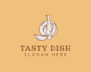 Ceramic Pottery Kitchenware logo design