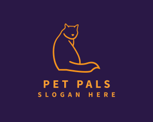 Kitty Cat Pet logo design