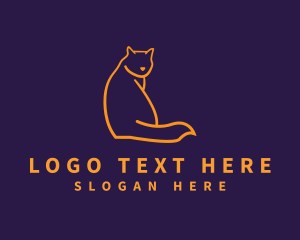 Kitty Cat Pet Logo