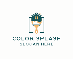 Brush Painting Maintenance logo design