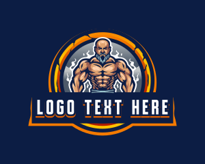 Male - Masculine Buff Man logo design