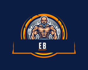 Masculine Buff Man Logo