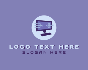 Online - Cyber Tech Computer logo design